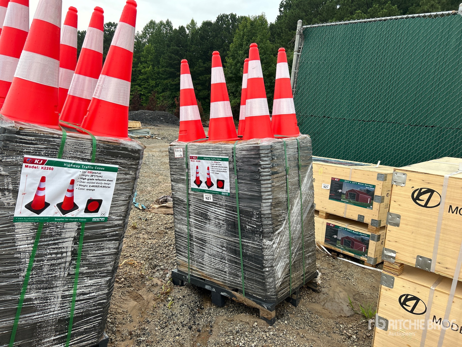 Quantity of (250) 2026 KJ K2250 Traffic Cones (Unused)