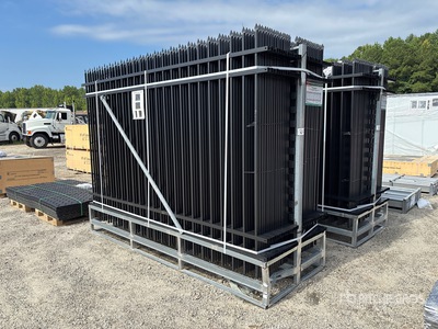 2026 KJ K0710-30 10 ft x 7 ft Galvanized Powder Coated Fencing (Unused)