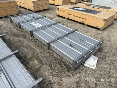 Quantity of (200) 2026 KJ K0310 3 ft x 10 ft Long Galvalume Corrugated Steel Panels (Unused)