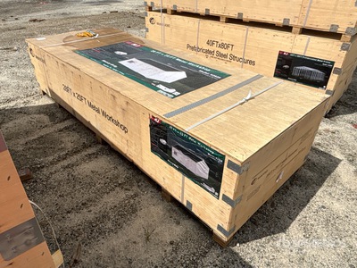 2026 KJ K2825 28 ft x 25 ft Metal workshop (Unused)