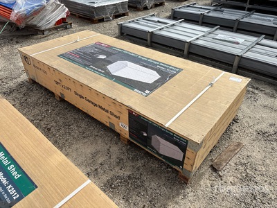 2026 KJ K1220 12 ft x 20 ft Metal Garage (Unused)