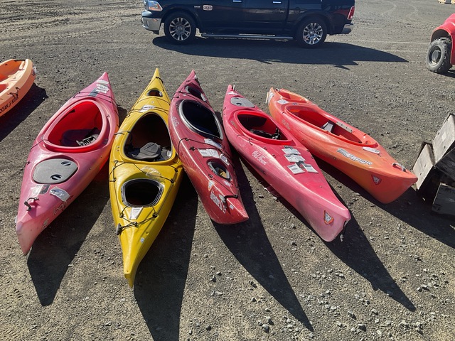 (5) Assorted Kayaks