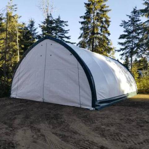 Gold Mountain S203012R-300gsm PE Storage Canopy (Unused) Gold Mountain S203012R-300gsm PE Storage Canopy (Unused)