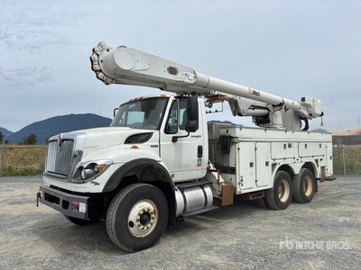 Altec AM55E 56 ft on 2013 International 7400 6x4 Autohoogwerker