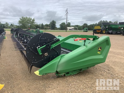 2023 John Deere HD50F 50 ft Flex Draper رأس الحصادة المجمعة