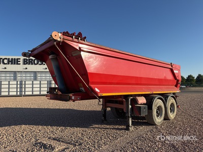 2018 Inveppe-Joluso Semi-Remorque Benne Ronde 2 Essieux T/A Demolition Hinterkipper