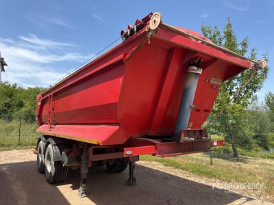 2018 Inveppe-Joluso Semi-Remorque Benne Ronde 2 Essieux T/A Démolition End Dump Trailer