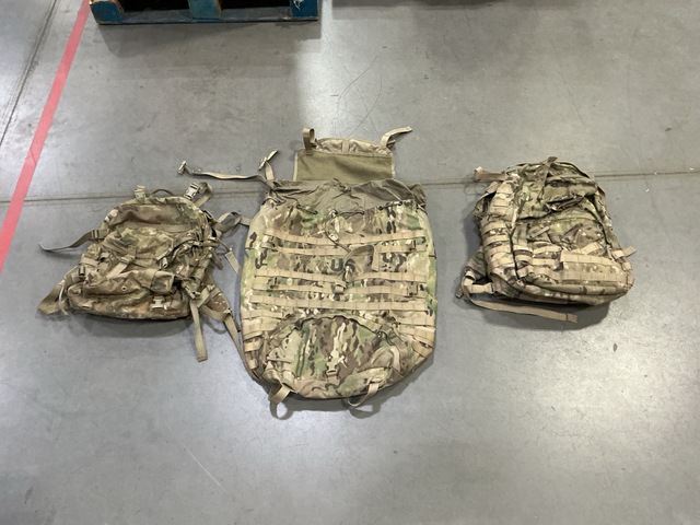 (5) Medium Rucksack Sets, (7) Field Packs & Assorted Items