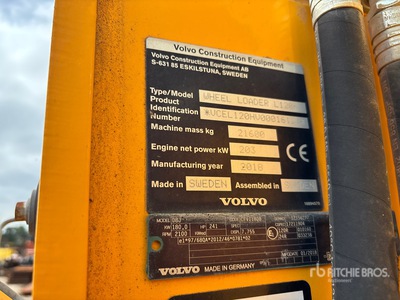 2018 Volvo L120H جرافة
