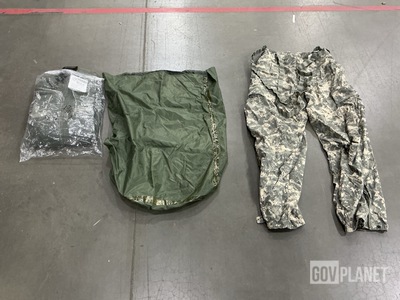 (7) Clothing Bags, (15) Pairs of Cold Weather Trousers & Assorted Items