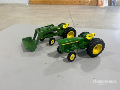 Quantity of (2) 1/16 Scale John Deere Tractor Collection