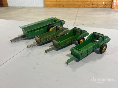 Quantity of (4) John Deere Manure Spreader Model Collection