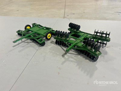 Quantity of (2) 1/16 Scale John Deere Disc Harrow Collection
