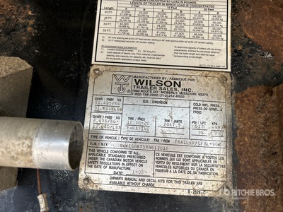 2008 Wilson 32 ft Super B-Train Rimorchio a cassone fisso