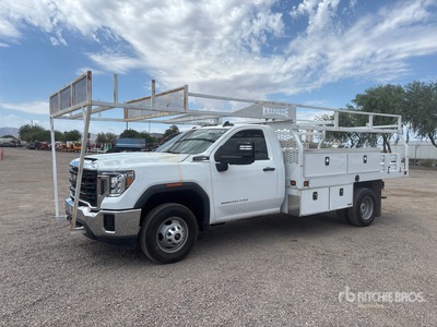 2021 GMC 3500HD 4x2 Autocarro cassone fisso