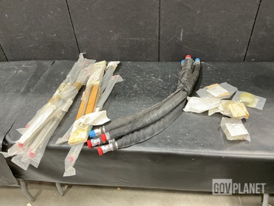 (18) Metal Tubes, (6) Tube Fitting Clinch Sleeves & Assorted Items