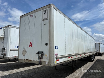 2016 Wabash DVCVHPC 53 ft x 102 in T/A Semi-remorque fourgon