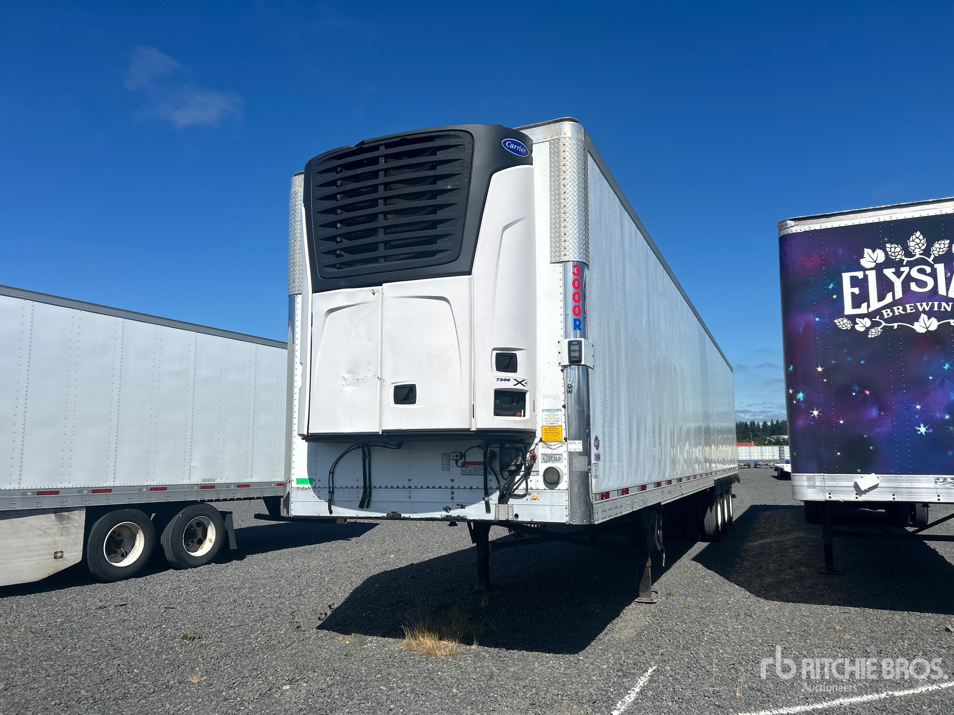2017 Utility VS3RA 53 ft x 102 in Tri/A Refrigerated Trailer