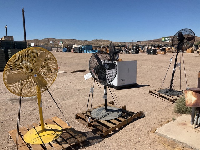 (4) Assorted Industrial Fans