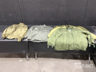 (44) Cold Weather Jackets, (22) Cold Weather Coat Liners & Assorted Items