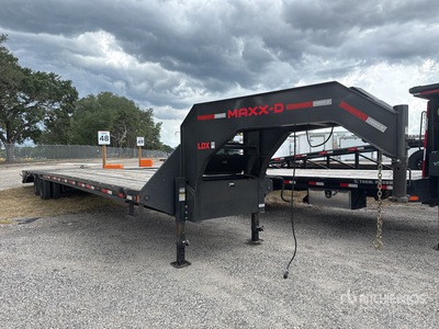 2025 Maxey LDX 48 ft T/A Gooseneck Remolque Portamaquinaria