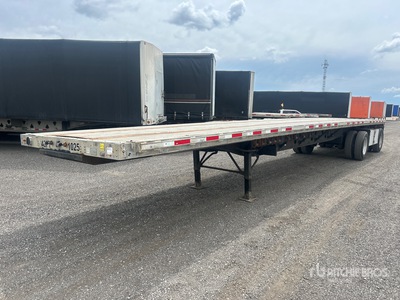 1997 Transcraft 48 ft T/A Spread Axle Remorque à plateau