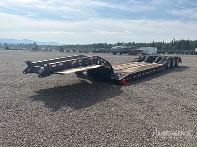 1996 Aspen Tri/A Removable Gooseneck Lowboy Trailer