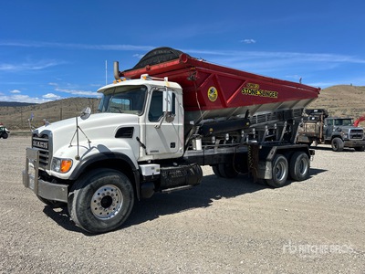 W.K. Dahms Super 20 on 2007 Mack CV713 6x4 Granite Stone Spreader Truck