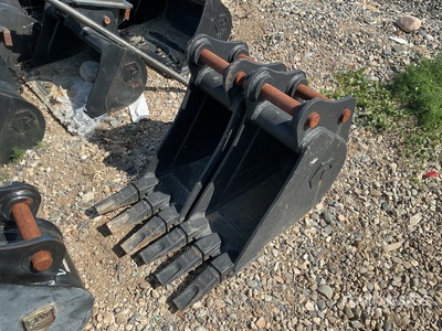 Quantity of (2) Prosource  10 in Digging Excavator Bucket - Fits Sany SY26 (Unused)
