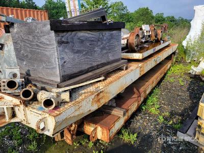 Quantity of (2) Flat Rail Cars