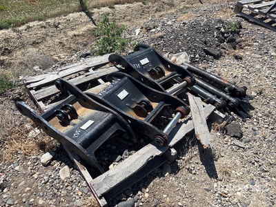 Quantity of (3) Hydraulic Excavator Thumb - Fits Sany SY35