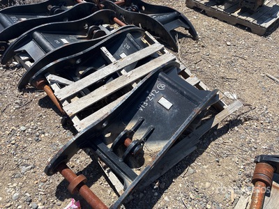 Quantity of (2) Excavator Thumb - Fits Sany SY75/SY80