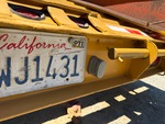 Trailer Chassis with License Plate Light Functional