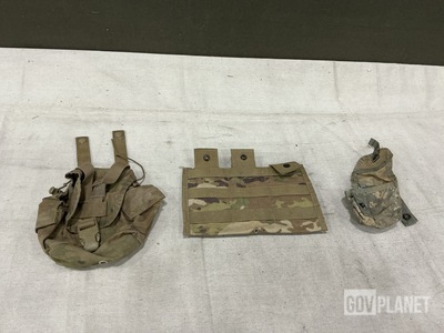 (34) M4 Three Mag Pouches, (242) Hand Grenade Pouches & Assorted Items