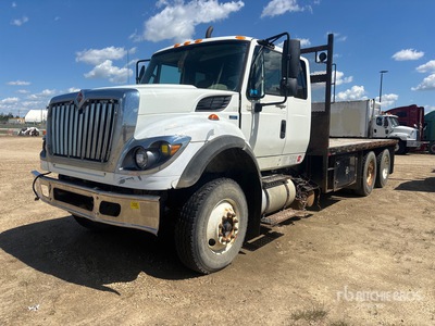 2012 International 7500 6x4 Extended Cab Autocarro cassone fisso (Inoperable)