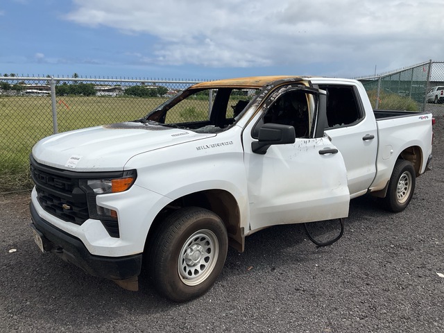 2024 Chevrolet Silverado 1500 4x4 Crew Cab Pickup (Inoperable) 2024 Chevrolet Silverado 1500 4x4 Crew Cab Pickup (Inoperable)