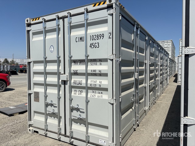 2025 40 ft High Cube Multi-Door Storage Container