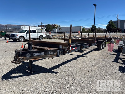 2005 Brock FLATBED 35 ft T/A Pipe Hauler Remolque caja abierta