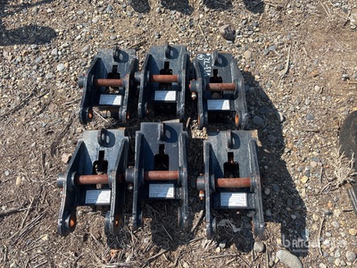 Quantity of (6) Attacco rapido - Fits Sany SY16 (Unused)