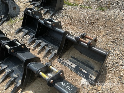 Quantity of (3) Excavator Bucket - Fits Sany SY16 (Unused)