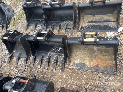 Quantity of (3) Excavator Bucket - Fits Sany SY16 (Unused)