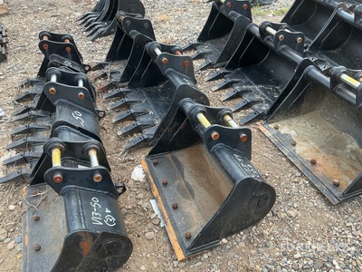 Quantity of (3) Digging Excavator Bucket - Fits Sany SY16 (Unused)