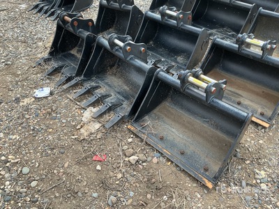 Quantity of (3) Excavator Bucket - Fits Sany SY16 (Unused)