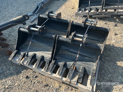 Quantity of (4) Prosource  24 in .06 cyd Digging Excavator Bucket - Fits Sany SY16 (Unused)
