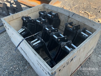 Quantity of (11) Prosource  10 in .03 cyd Digging Godet d'excavatrice - Fits Sany SY16 (Unused)