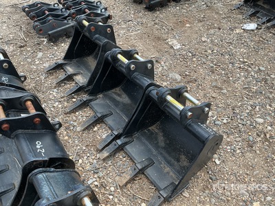 Quantity of (3) 18 in Digging Excavator Bucket - Fits Sany SY16 (Unused)