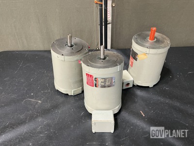 (3) Reliance B77Q6220M-SS Electric Motors