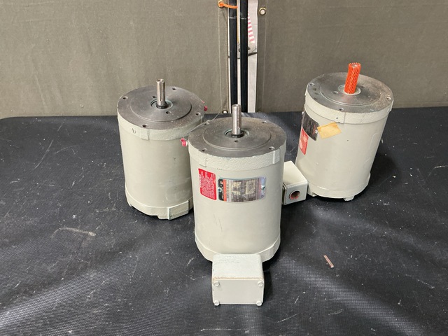 (3) Reliance B77Q6220M-SS Electric Motors (3) Reliance B77Q6220M-SS Electric Motors