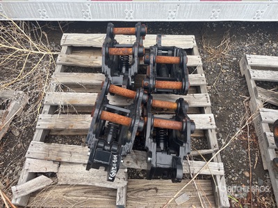 Quantity of (4) Quick Coupler - Fits Sany SY26 (Unused)