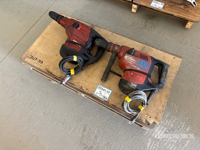 Quantity of (2) Hilti TE-70 Concrete Hammer Drills ハンドツール